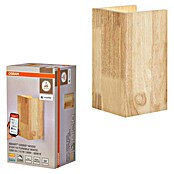 Ledvance Smart+ WiFi Aplique de pared LED DecorWood (12 W, L x An x Al: 11 x 11 x 21 cm, Madera, Blanco cálido) | BAUHAUS
