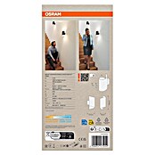 Ledvance Smart+ WiFi Aplique de pared LED Decor Twist (12 W, L x An x Al: 12,7 x 9,5 x 23 cm, Negro, Blanco cálido) | BAUHAUS