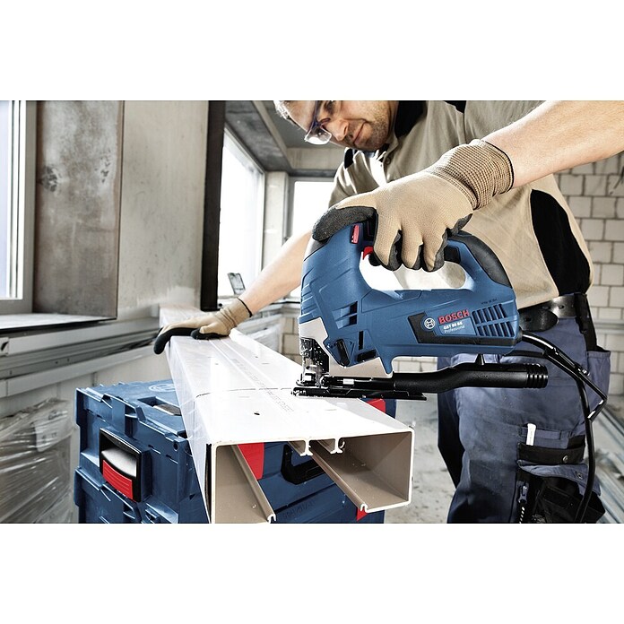 Bosch Professional Stichsäge GST 90 BE (650 W, Leerlaufhubzahl: 500 - 3.100 Hübe/min)