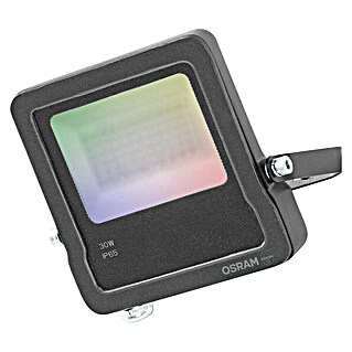 Ledvance Smart+ WiFi LED zunanja stenska svetilka Flood (30 W, 20,9 x 16,8 x 3 cm, RGBW)