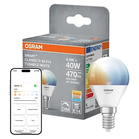 Osram Smart+ Smart-LED-Lampe P40 matter