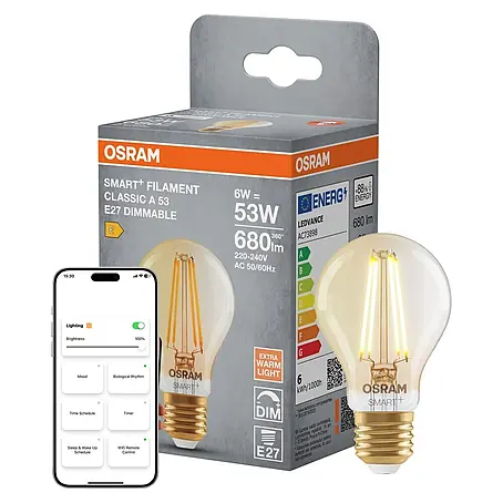 Osram Smart+ Smart-LED-Lampe Birne matter