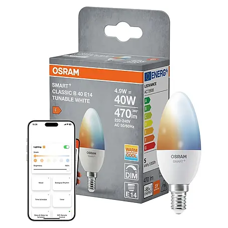Osram Smart+ Smart-LED-Lampe B40 matter