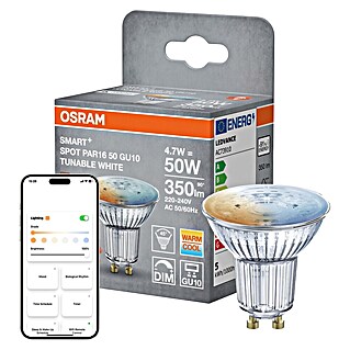 Osram Smart+ Pametna LED sijalka matter (GU10, Možnost zatemnitve, Večbarvno, 350 lm, 4,7 W)