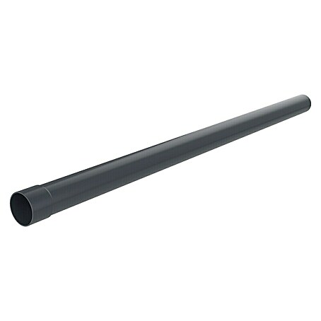 FunkeGruppe Fallrohr (Nennweite: 50 mm, Länge: 100 cm, Kunststoff, Anthrazit)
