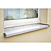 Sarei Fensterbank nach Maß (Aluminium, Max. Zuschnittsmaß: 300, Weißaluminium/Silber, Breite: 7 cm)
