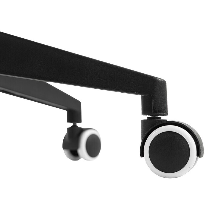 Silla de oficina Olivia (Negro, Reposabrazos) | BAUHAUS