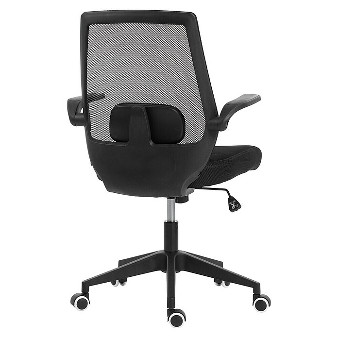 Silla de oficina Olivia (Negro, Reposabrazos) | BAUHAUS