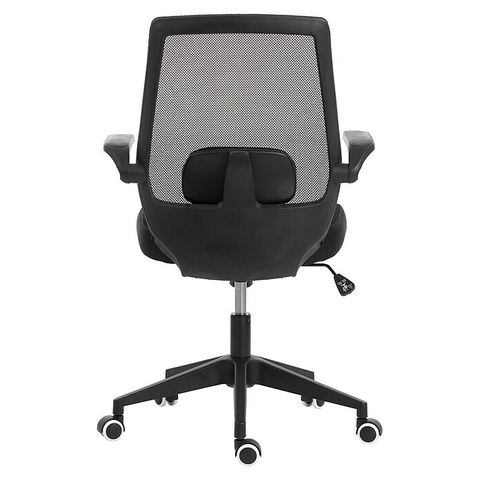 Silla de oficina Olivia (Negro, Reposabrazos) | BAUHAUS