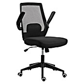 Silla de oficina Olivia (Negro, Reposabrazos) | BAUHAUS