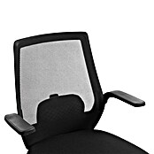 Silla de oficina Olivia (Negro, Reposabrazos) | BAUHAUS