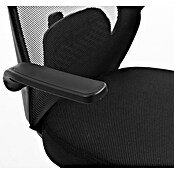 Silla de oficina Olivia (Negro, Reposabrazos) | BAUHAUS