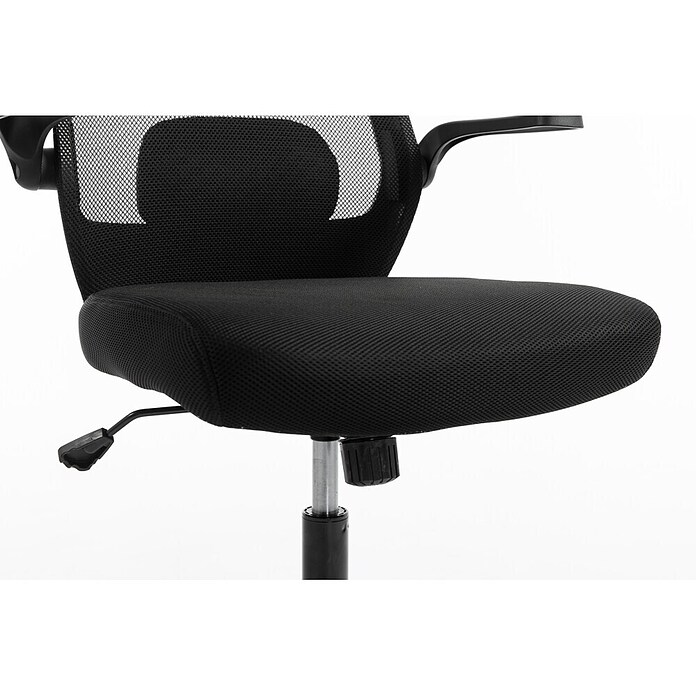 Silla de oficina Olivia (Negro, Reposabrazos) | BAUHAUS