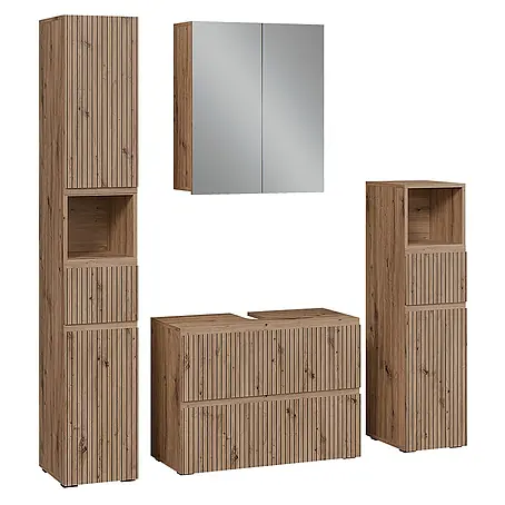 Vicco  Badmöbel-Set Takumi Artisan 4 Teile