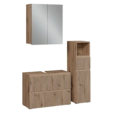 Vicco  Badmöbel-Set Takumi Artisan 3 Teile