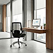 Silla de oficina Olivia (Negro, Reposabrazos) | BAUHAUS