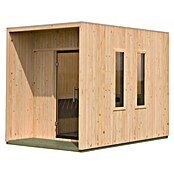 Karibu Saunahaus Laguna (L x B x H: 287,5 x 219,5 x 244 cm, Natur, Ohne Ofen) | BAUHAUS