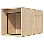 Karibu Saunahaus Miramar (L x B x H: 429 x 219,5 x 244 cm, Natur, Ohne Ofen) | BAUHAUS