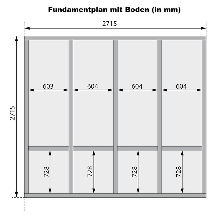 Karibu Saunahaus Heimdall (9 KW Ofen mit interner Steuerung, Natur, L x B x H: 276 x 276 x 231,5 cm) | BAUHAUS