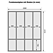 Karibu Saunahaus Heimdall (9 KW Ofen mit interner Steuerung, Natur, L x B x H: 276 x 231 x 231,5 cm) | BAUHAUS