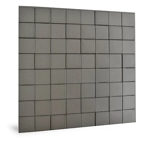Profhome  Wandpaneel 3D 705258 Harmony Cubes Smoked Gray Dekorpaneel glänzend grau 2,2 m2