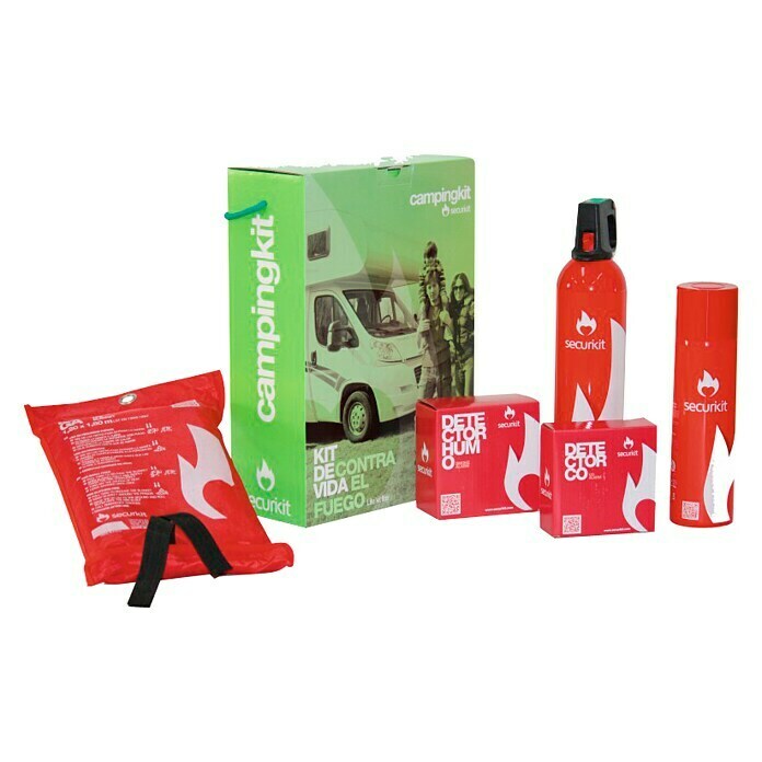 Kit de protección contra incendios Securikit Campingkit (5 piezas)