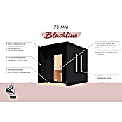 Karibu Saunahaus Laguna (L x B x H: 287,5 x 219,5 x 244 cm, Natur, 9 KW Bio Ofen mit externer Steuerung) | BAUHAUS