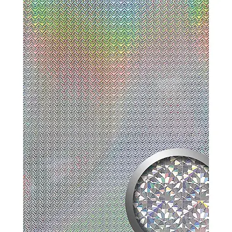 Wallface  Wandpaneel 10175 DECO GALAXY Wandpaneel Metall-Dekor Mosaik Design silber 2,60 qm