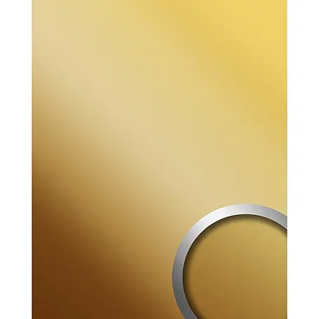 Wallface  Wandpaneel 10139 DECO BRASS Wandpaneel Spiegel Dekor Glanz-Optik messing 2,60 qm