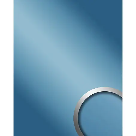 Wallface  Wandpaneel 10210 DECO ICEBLUE Wandpaneel Spiegel Design Glanz-Optik blau 2,60 qm