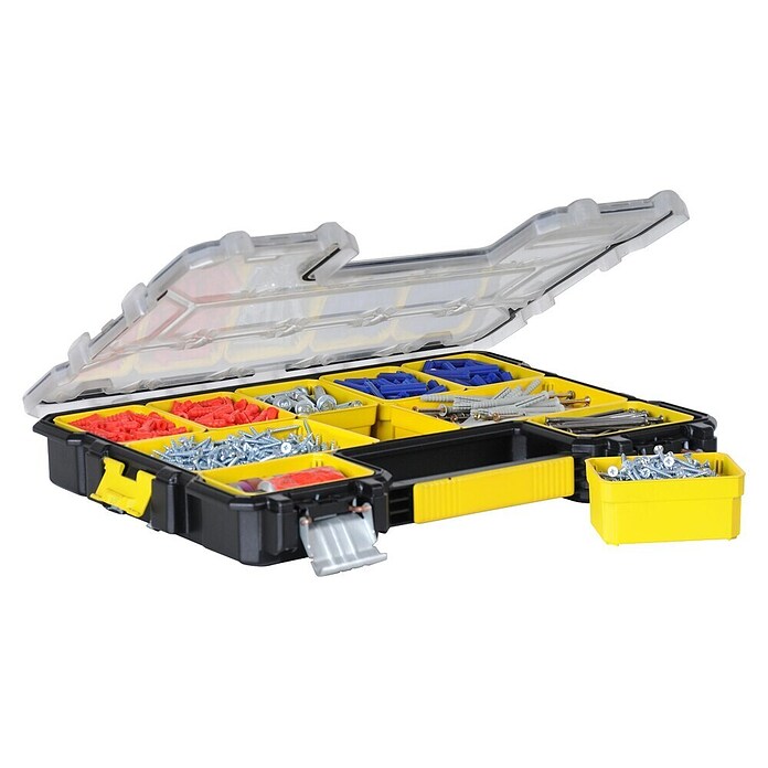 Stanley FatMax Kleinteilekoffer Flach (Anzahl Fächer: 12, Flach)
