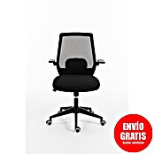 Silla de oficina Olivia (Negro, Reposabrazos) | BAUHAUS