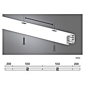 Paulmann URail Carril Urail (150 cm, Metal, Negro) | BAUHAUS
