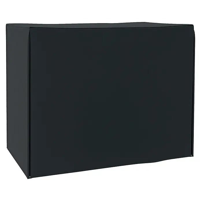 Outsunny Hollywoodschaukel-Schutzhülle - L x B x H: 220 x 125 x 172 cm, 420D Oxford-Polyester, Schwarz - Dunkelgraue rechteckige Schutzhülle für Gartenmöbel.