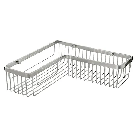Tatay Aluminium Cesta de baño angular + QuickFix