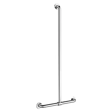 Delabie  Brausegarnitur Delabie Handlauf T-Form verschiebbar D32 1160x500mm Edst. hgl. pol.