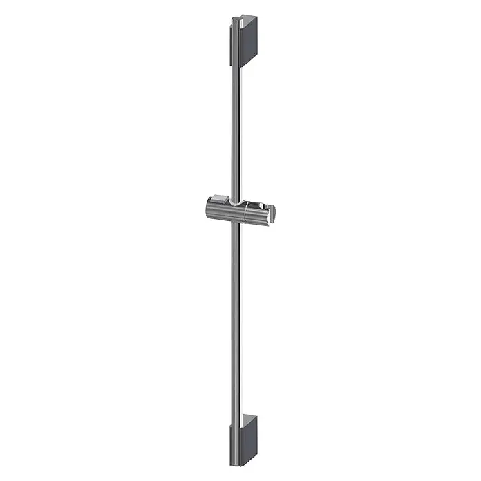 KWC Waschbecken KWC -  - Chromfarbene Duschstange mit verstellbarem Brausehalter.