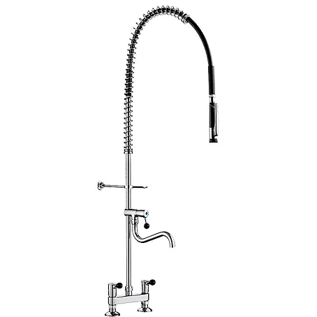 Delabie  Brausegarnitur Delabie Geschirrspülbr. m. Mischer MA150,Handbr. 433010+Auslaufvent.