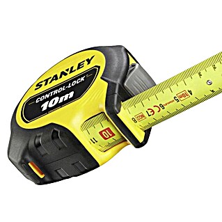 Stanley Merilni trak v roli Control Lock (Dolžina merilnega traku: 10 m, Z zaklepno napravo)