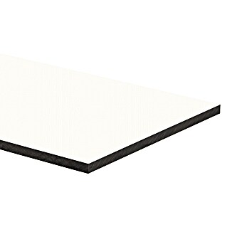 Kompaktplatte (L x B x S: 1 390 x 1 030 x 2 mm, Weiß)