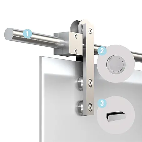 Diamond Doors  Glasschiebetür-Beschlag Galaxy EM-O