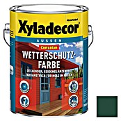 Xyladecor Wetterschutzfarbe Consolan (Moosgrün, Seidenglänzend, 2,5 l, Wasserbasiert)