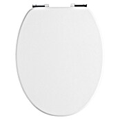 Camargue WC-Sitz (Mit Absenkautomatik, Holzkern, Abnehmbar, Weiß)