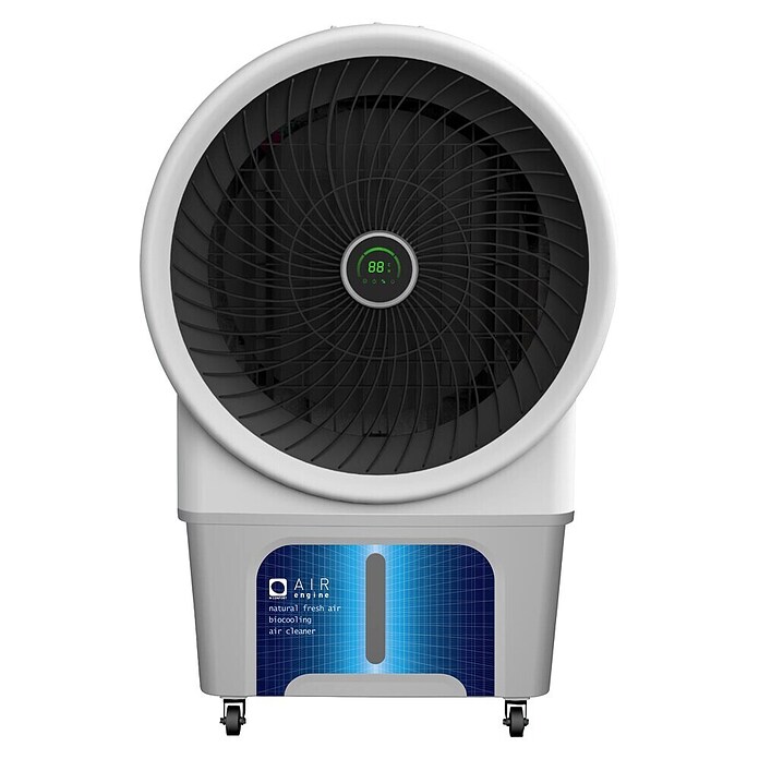 MConfort Climatizador evaporativo Pro Air (250 W, Altura: 125 cm, Blanco/Negro, 80 litros) | BAUHAUS