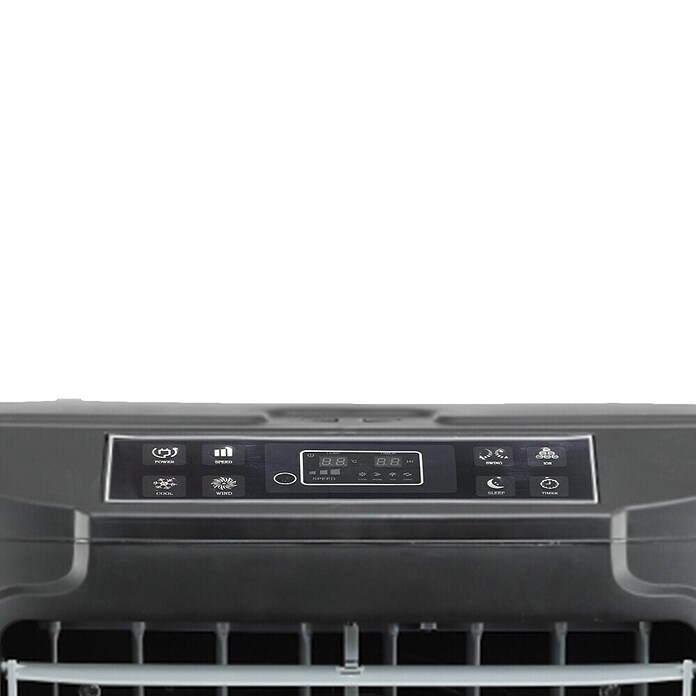 MConfort Climatizador evaporativo PRO Blackool 6 (Negro, Altura: 122 cm, 220 W, 60 litros) | BAUHAUS