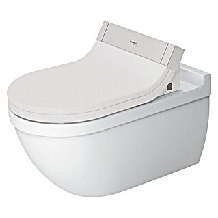 Duravit Starck 3 Wand-WC Typ 2 (Mit Spülrand, Mit schmutzabweisender Glasur, Spülform: Tief, WC Abgang: Waagerecht, Weiß)