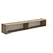 Dekit Sky Mueble para TV (L x An x Al: 35 x 180 x 29 cm, Blanco/Roble Nordic, Tipo de montaje: Colgar) | BAUHAUS