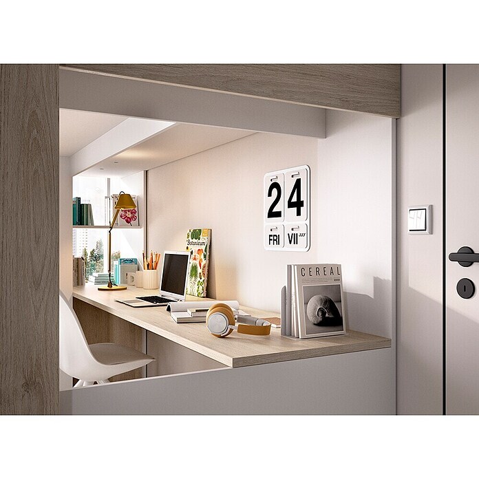 Dekit Litera Spylo (L x An x Al: 112 x 205 x 177 cm, Natural/Blanco/Alistonado) | BAUHAUS