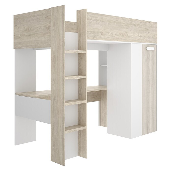 Dekit Litera Spylo (L x An x Al: 112 x 205 x 177 cm, Natural/Blanco/Alistonado) | BAUHAUS