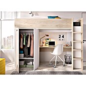 Dekit Litera Spylo (L x An x Al: 112 x 205 x 177 cm, Natural/Blanco/Alistonado) | BAUHAUS